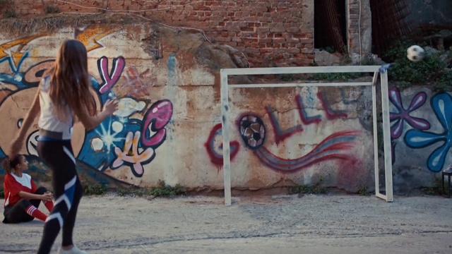 Video Reference: Azure, Plant, Road surface, Art, Tree, Graffiti, Pink, Paint, Asphalt, Brick