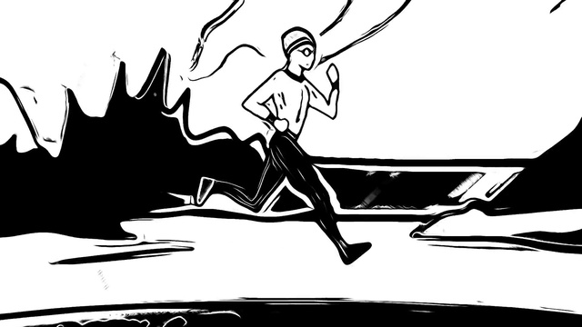 Video Reference: Gesture, Font, Art, Cartoon, Illustration, Elbow, Drawing, Graphics, Painting, Monochrome