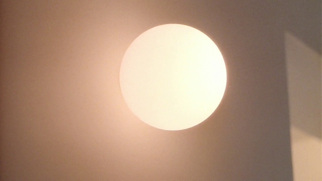 Video Reference: Sky, Tints and shades, Circle, Astronomical object, Ceiling, Event, Art, Ceiling fixture, Meteorological phenomenon, Lighting accessory