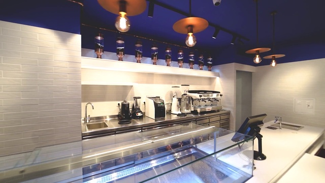 Video Reference: Countertop, Building, Lighting, Automotive design, Kitchen, Floor, Flooring, Barware, House, Kitchen appliance