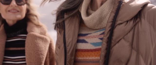 Video Reference: Outerwear, Shoulder, Eyelash, Tartan, Neck, Textile, Sleeve, Stole, Plaid, Wood
