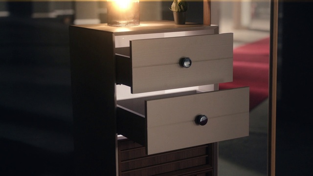 Video Reference: Cabinetry, Property, Table, Drawer, Wood, Kitchen, Chest of drawers, Shelving, Material property, Gas