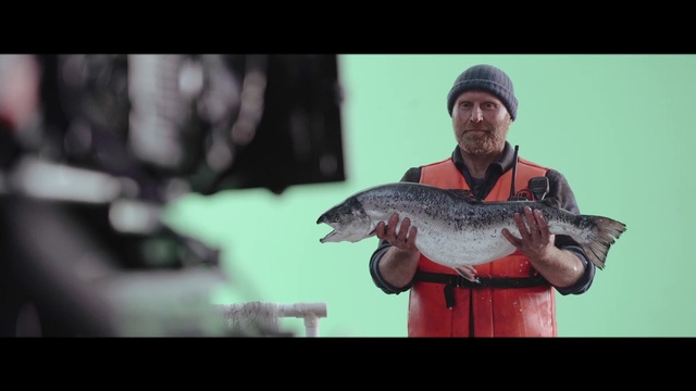 Video Reference: Salmon-like fish, Fisherman, Fish, Oncorhynchus, Fishing, Bait, Ray-finned fish, Recreation, Flat cap, Recreational fishing