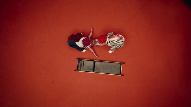 Video Reference: Gesture, Art, Wood, Font, Tints and shades, Rectangle, Flag, Circle, Magenta, Symbol