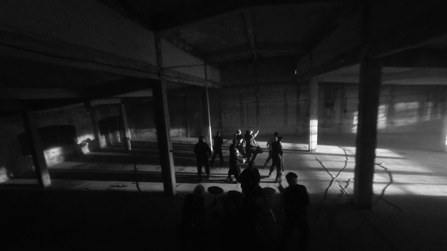 Video Reference: Style, Black-and-white, Building, Flash photography, Entertainment, Tints and shades, Midnight, Monochrome photography, Event, Monochrome