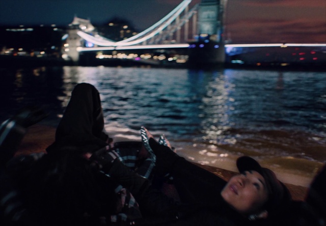 Video Reference: Water, Sky, Light, Lighting, Plant, Flash photography, Dusk, Body of water, City, Tree