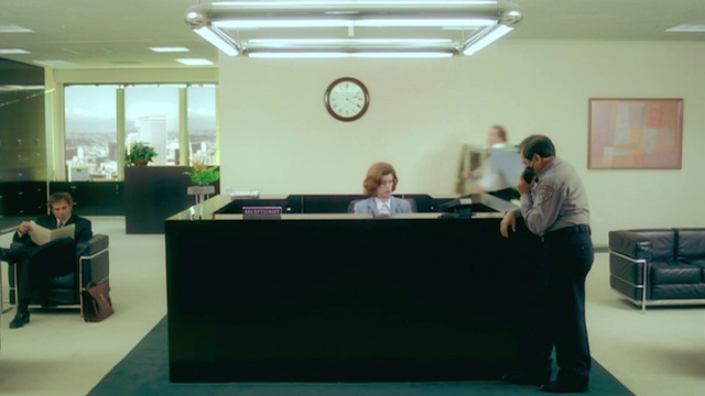 Video Reference: Furniture, Table, Building, Clock, Chair, Desk, Event, Flooring, Conference hall, Job