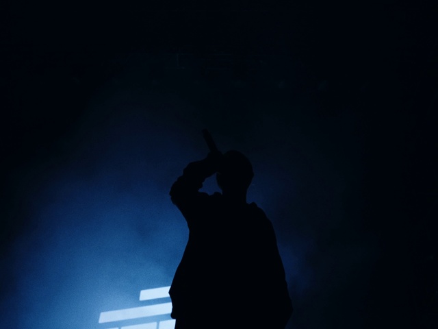 Video Reference: Cloud, Sky, Backlighting, Art, Audio equipment, Darkness, Event, Electric blue, Flash photography, Midnight