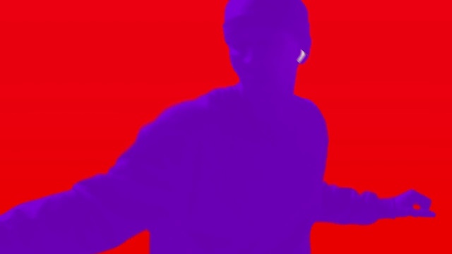 Video Reference: Sleeve, Font, Electric blue, Magenta, T-shirt, Graphics, Elbow