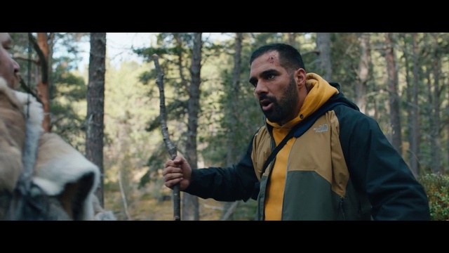 Video Reference: People in nature, Tree, Flash photography, Gesture, Happy, Wood, Natural landscape, Beard, Jacket, Recreation