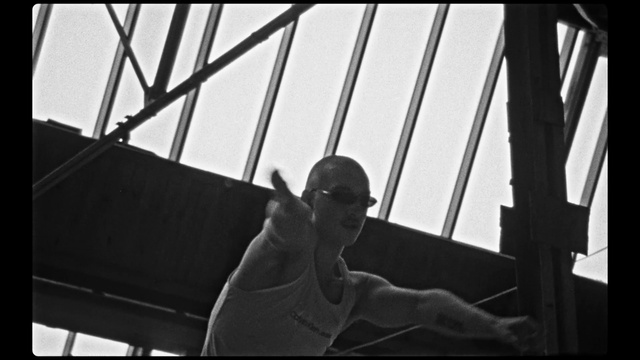 Video Reference: Black, Gesture, Black-and-white, Flash photography, Tints and shades, Symmetry, Metal, Monochrome photography, Monochrome, Elbow