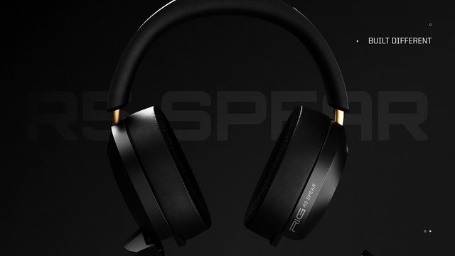 Video Reference: headphones, over-ear, audio, product shot, black, wireless, tech, gadget, minimal, dark background, studio lighting, advertising, text, watermark, luxury, modern
