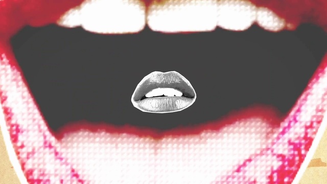 Video Reference: Eyebrow, Jaw, Eyelash, Material property, Tints and shades, Font, Beauty, Magenta, Close-up, Tooth