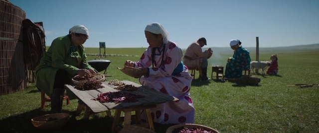 Video Reference: Food, Sky, Outdoor recreation, Sharing, Grass, Leisure, Recreation, Cooking, Baseball cap, Table