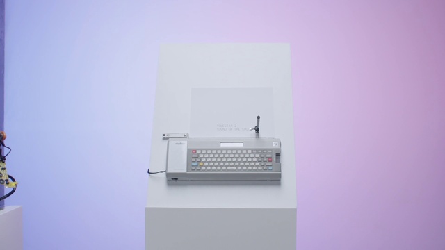 Video Reference: Rectangle, Office equipment, Gadget, Electronic device, Machine, Electronic instrument, Font, Office supplies, Magenta, Output device