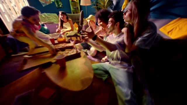 Video Reference: Tableware, Chair, Table, String instrument, Leisure, Recreation, Happy, Hat, Event, Fun