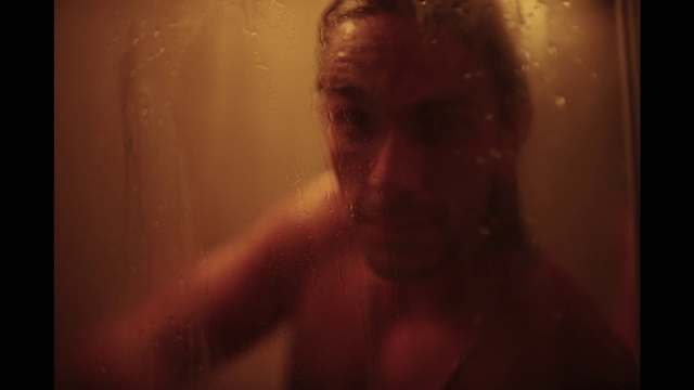 Video Reference: Eyebrow, Flash photography, Jaw, Neck, Chest, Darkness, Barechested, Fun, Eyelash, Flesh