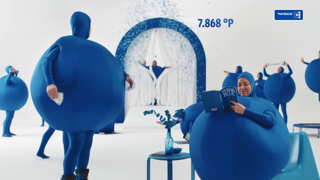 Video Reference: Photograph, Blue, World, Azure, Gesture, Fun, Gas, Electric blue, Couch, Font