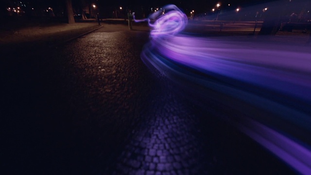 Video Reference: Water, Atmosphere, Automotive lighting, Purple, Road surface, Infrastructure, Asphalt, Headlamp, Violet, Electricity