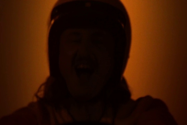 Video Reference: Nose, Lip, Smile, Eyebrow, Mouth, Flash photography, Jaw, Eyewear, Neck, Helmet