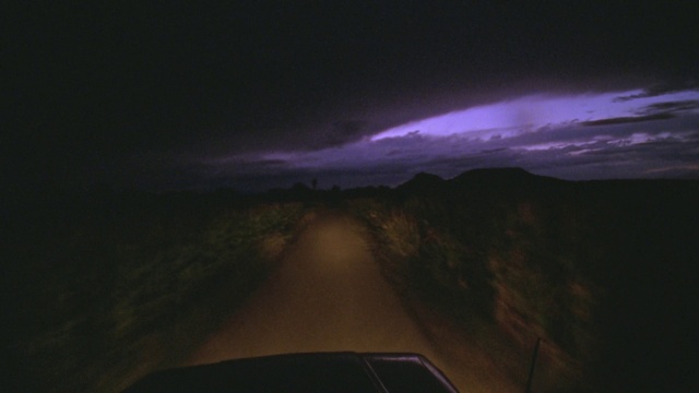 Video Reference: Cloud, Atmosphere, Sky, Automotive lighting, Atmospheric phenomenon, Natural landscape, Thunderstorm, Road surface, Landscape, Road