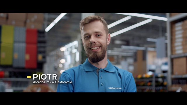 Video Reference: Smile, Beard, Jaw, Sleeve, Flash photography, Facial hair, Engineering, Font, White-collar worker, Electric blue