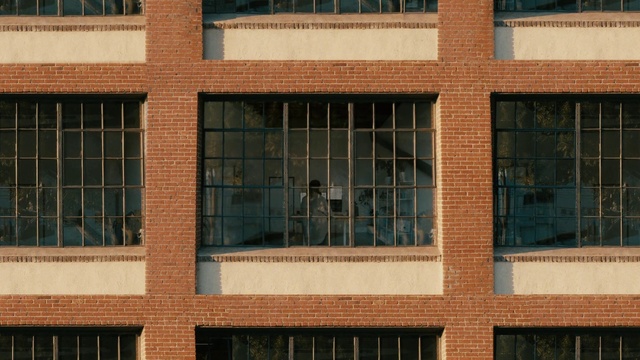 Video Reference: Daytime, Window, Wood, Brickwork, Brick, Building, Architecture, Rectangle, Building material, Tower block