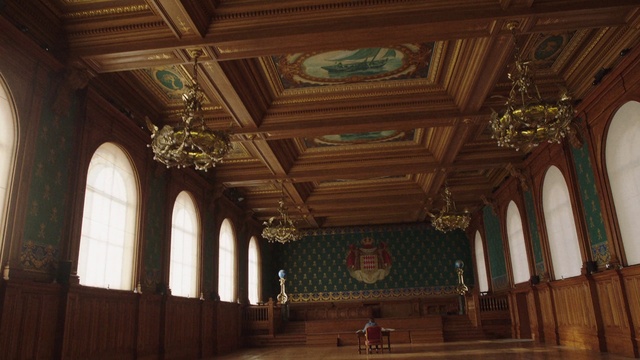Video Reference: Building, Window, Hall, Wood, Art, Symmetry, Ceiling, Arch, Chandelier, Event
