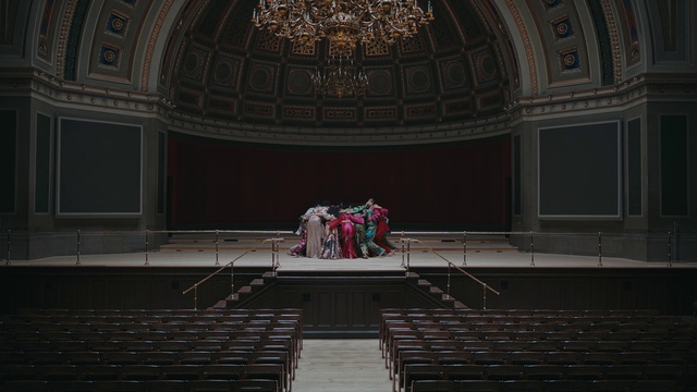 Video Reference: Symmetry, Hall, Darkness, Event, Arch, Holy places, Art, Stage, Ceiling, Byzantine architecture