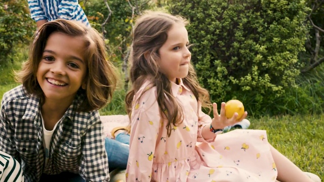 Video Reference: Face, Plant, Facial expression, Smile, Botany, Happy, Grass, People in nature, Leisure, Tree