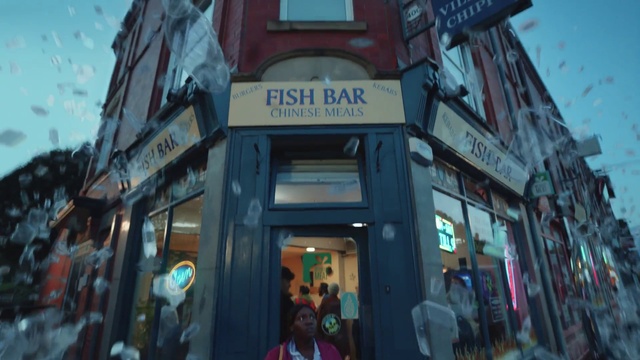 Video Reference: Building, Window, Sky, Neighbourhood, Travel, City, Facade, Metropolitan area, Metropolis, Commercial building