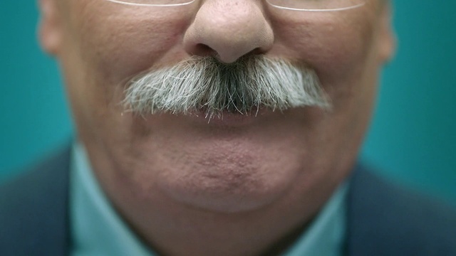 Video Reference: Nose, Skin, Eyebrow, Eyelash, Beard, Blue, Neck, Jaw, Wrinkle, Facial hair