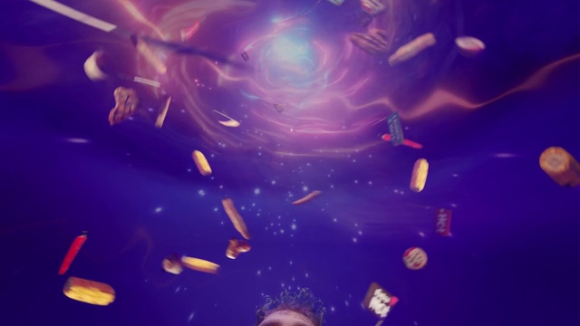 Video Reference: Water, Cloud, Sky, Purple, Liquid, Underwater, Electric blue, Astronomical object, Marine biology, Space