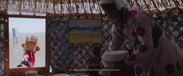 Video Reference: World, Temple, Textile, Adaptation, Wood, Event, Pattern, Visual arts, Room, Tree