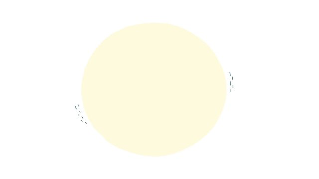 Video Reference: abstract, minimal, circle, yellow, white background, graphic, simple, geometric, clean, flat design, illustration, copy space