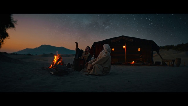 Video Reference: Sky, Tent, Natural environment, Flash photography, Camping, Landscape, Tints and shades, Astronomical object, Heat, Event