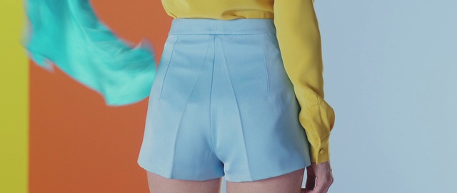 Video Reference: Joint, Outerwear, Shoulder, White, One-piece garment, Dress, Azure, Neck, Street fashion, Sleeve