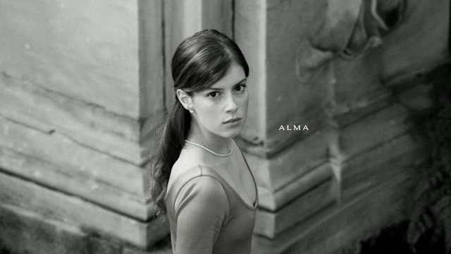 Video Reference: Face, Lip, Eye, Smile, Flash photography, Standing, Black-and-white, Style, Wood, Happy