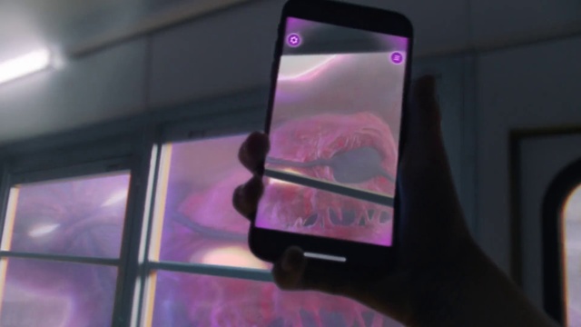 Video Reference: Mobile phone, Telephony, Purple, Automotive lighting, Mobile device, Communication Device, Portable communications device, Violet, Gadget, Material property