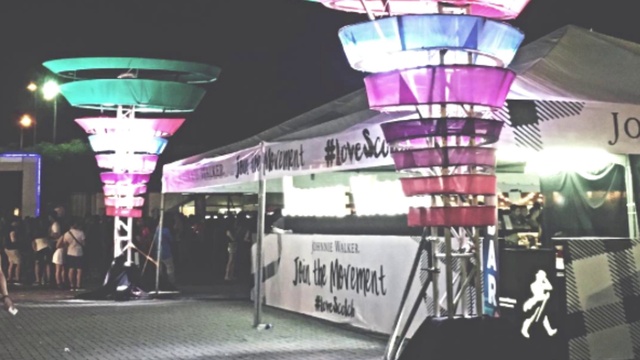 Video Reference: Magenta, Event, Ceiling, Visual effect lighting, Entertainment, Electricity, Leisure, Stage, City, Fun