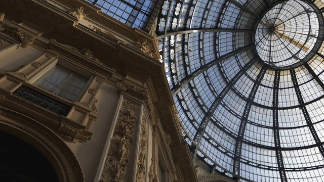 Video Reference: Building, Symmetry, Roof lantern, Art, Landmark, Ceiling, Window, Tints and shades, Dome, Glass