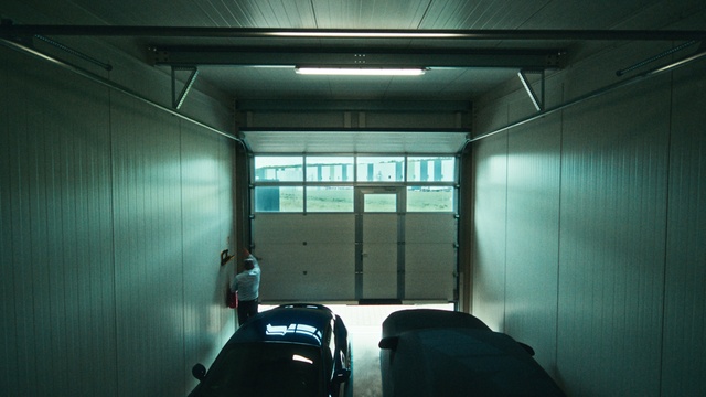 Video Reference: Building, Fixture, Door, Flooring, Tints and shades, Glass, Symmetry, City, Ceiling, Room