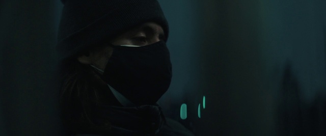 Video Reference: Flash photography, Jaw, Grey, Electric blue, Midnight, Darkness, Font, Hood, Night, Portrait photography