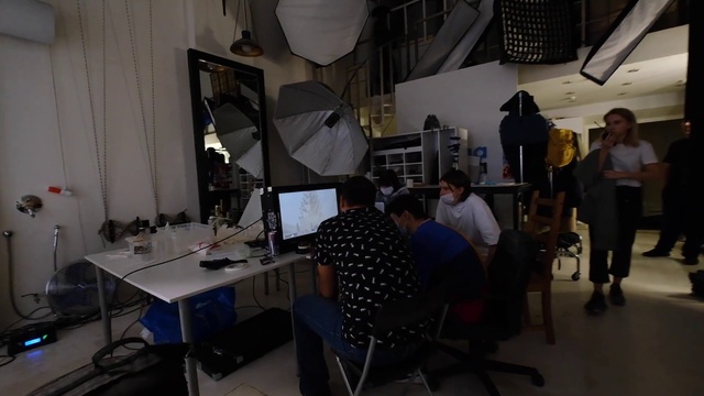 Video Reference: Furniture, Building, Chair, Computer, Laptop, Personal computer, Table, Computer monitor, Interior design, Desk