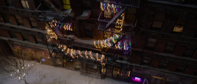 Video Reference: Building, Sky, Tree, City, Window, Event, Electricity, Space, Plant, Darkness