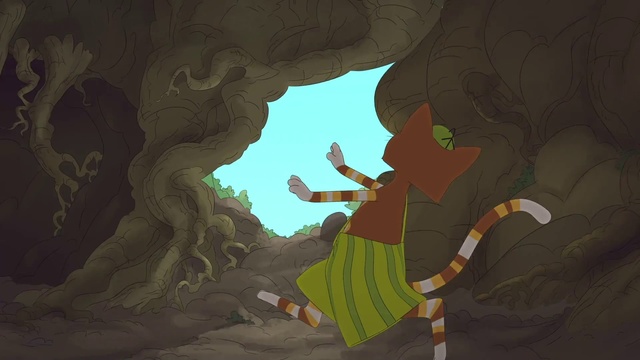 Video Reference: Cg artwork, Formation, Tints and shades, Tree, Art, Fictional character, Darkness, Landscape, Action-adventure game, Video game software