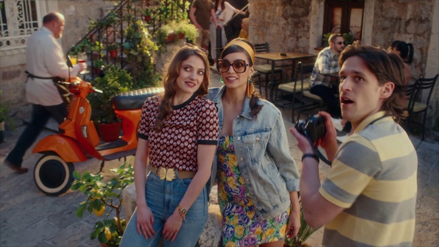 Video Reference: Plant, Shirt, Smile, Tire, Hat, Temple, Orange, T-shirt, Wheel, Leisure
