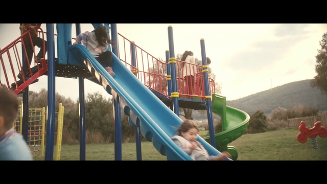 Video Reference: Sky, Playground, Tree, Cloud, Chute, Leisure, Grass, Fun, Recreation, Playground slide