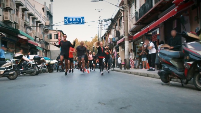 Video Reference: Wheel, Tire, Bicycles--Equipment and supplies, Vehicle, Infrastructure, Sky, Asphalt, Motorcycle, Street fashion, Thoroughfare