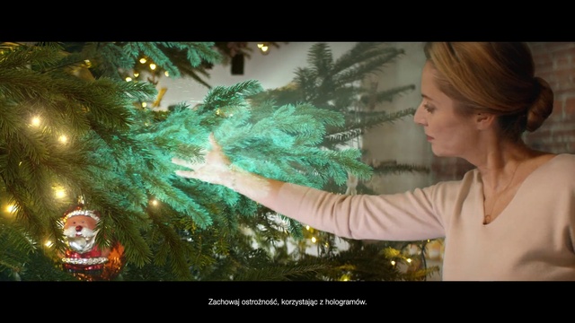 Video Reference: Plant, Christmas ornament, People in nature, Flash photography, Organism, Gesture, Happy, Ornament, Evergreen, Tree